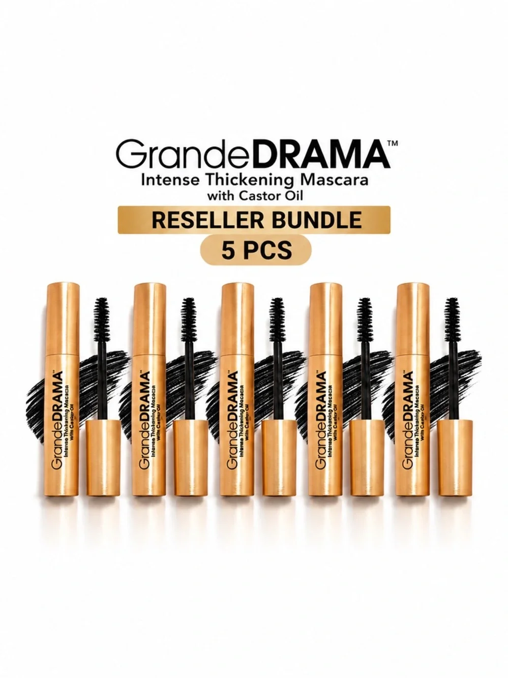 Intense Thickening Mascara - Black (5 Pc Reseller Pack)